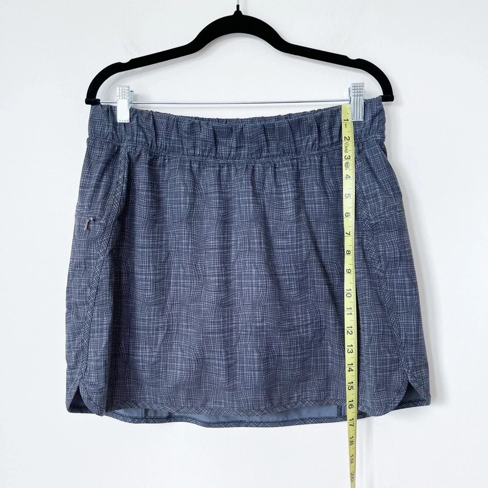 CALIA Athletic‎ Skort Skirt Grey Black Grid Pickleball Golf Womens Medium